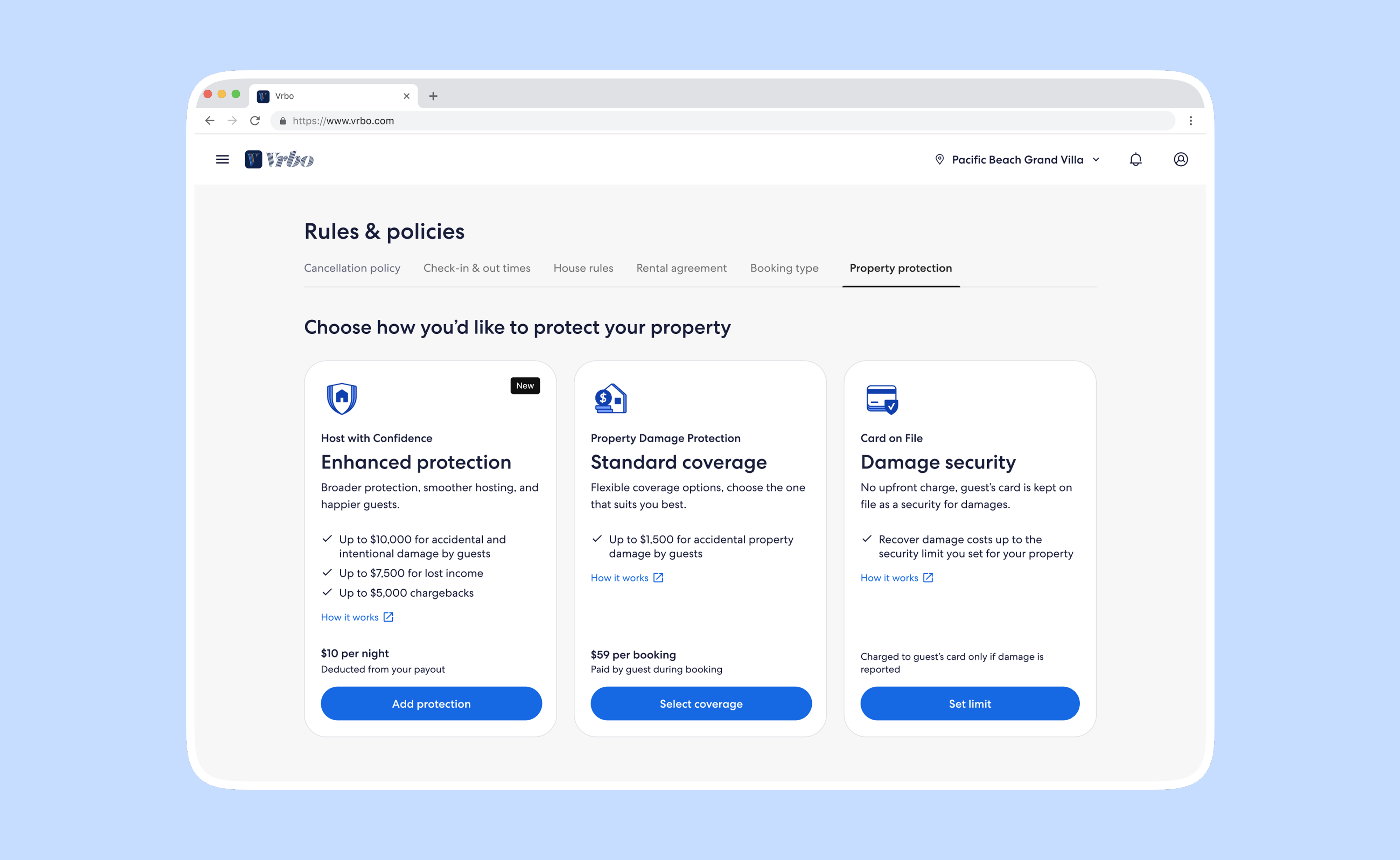 Redefining protection for Vrbo hosts